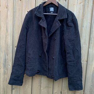 Vintage Armani Exchange Jacket Black Large